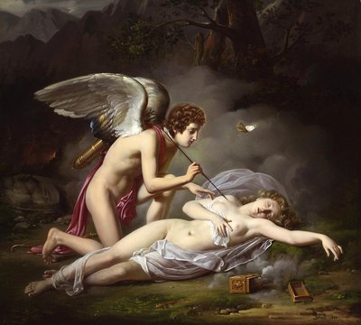 Cupid and Psyche by Michel Philibert Genod